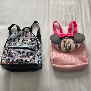 Set of two Disney backpacks, preloved